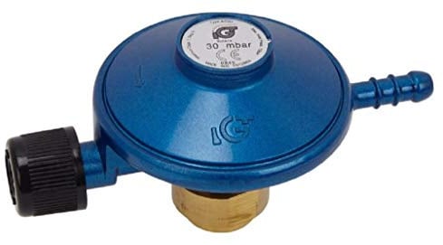 IGT LPG Gas Regulator With Gauge – Butane 28 Mbar – Screw On - A310I