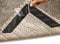 Rug Gripper, 10 pcs Anti Curling Rug Gripper for Wooden Floors, Carpet Sticker Anti Slip Rug Underlay to keep your Rug in Places & Makes Corners Flat, Reusable Rug Tape, Non Slip Rug Grip