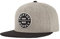 Brixton Herren Oath Iii Snapback Baseball Cap, LIGHT HEATHER GREY/BLACK, Einheitsgröße EU