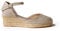 Toni Pons Damen-Espadrille aus Baumwollstoff - Romina - Stein, 40 EU