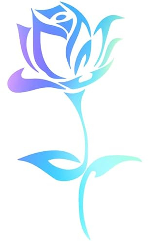 Decus Rose L 0221 (Oil Slick Hologramm) // Sticker OEM JDM Style Aufkleber