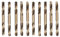 Utoolmart 4,2 mm Doppelendbohrer HSS Cobalt M35 Vollschliff Industriequalität Spiralbohrer für Stahl, Eisen, Metall, Aluminium, Kupfer, 10 Stück