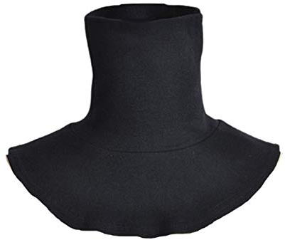Kdjsic Femmes Hommes Simple Couleur Unie Dickey Faux Faux col col roulé détachable Coton Demi Haut col Haut Couverture Boucle écharpe