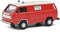 Schuco VW T3 Feuerwehr Kastenwagen, Modellauto, Maßstab 1:64, rot/weiß
