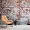 Livingwalls A.S. Création Vliestapete - Tapete Mauer Steinoptik industrial in Rot, Grau und Weiß - Wandtapete für verschiedene Räume - Wandbild XXL 159 x 280 cm