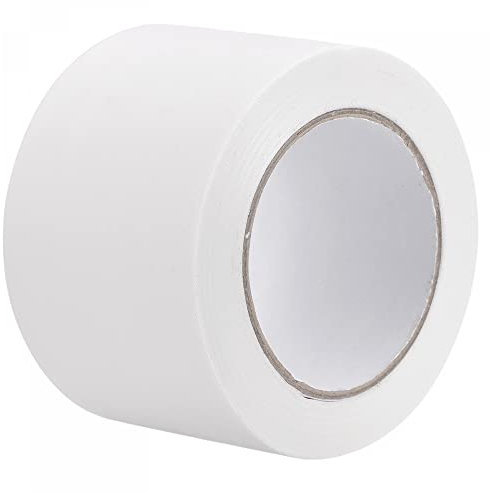 sourcing map Rouleau de ruban adhésif de réparation pour reliure de livres - 7,9 cm x 49 m - Blanc - 5,3 mm