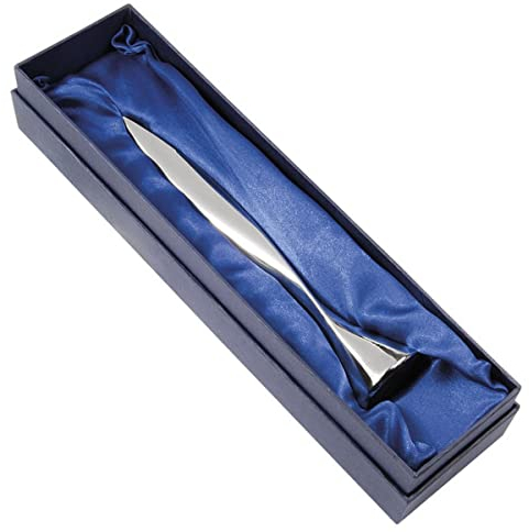 SILBERKANNE Brieföffner Welle L 17,5 cm Premium Silber Plated edel versilbert in Top Verarbeitung. Fertig zum verschenken mit schicker Geschenkverpackung