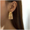 Cimenexe Punk Chunky Creolen Große C-Form Creolen Gold Huggie Creolen Personalisierte Dicke Creolen Schmuck für Frauen und Mädchen