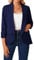 MINTLIMIT Women Casual Blazer Open Front Jacket Suit Work Office Tops Loose Tailored Tops,N-Navy,L