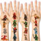 CrinIotyx Tattoo Kinder für tattoos kinder, Hautfreundliche kindertattoos, Kinder Tattoo, für Kindergeburtstagsgeschenk, Partydekoration, Kinderfest（8 Blätter）