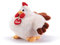 Trudi Gallina Daisy Gallina Peluche Mascotte e animali fattoria. Regalo del Compleanno e Festa Mamma e papà | 18x19x21cm Taglia S | Animali da fattoria | Modello 23566