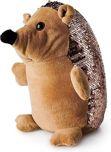 Javco Door Stop – Sand Stuffed Door Stopper – Heavy Door Stopper Animals, Polyester Fabric Sammy Sparkle Door Stopper for Bedroom, Kids Room, Outdoor, Elegant Home Décor, Kid’s Toy (Lola the Hedgehog)
