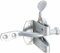 MKB Heavy Duty autobloccante giardino esterno serratura automatica cancello fermo ideale per cancello anteriore auto cancello chiavistello zincato giardino cancello chiavistelli
