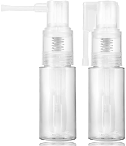 NQEUEPN 2 Stück Glitzer Staubsprüher, 35ml Glitzer Sprühflasche Tragbar Leere Kunststoff Sprühflasche für Sammelalbum Basteln Kartenherstellung