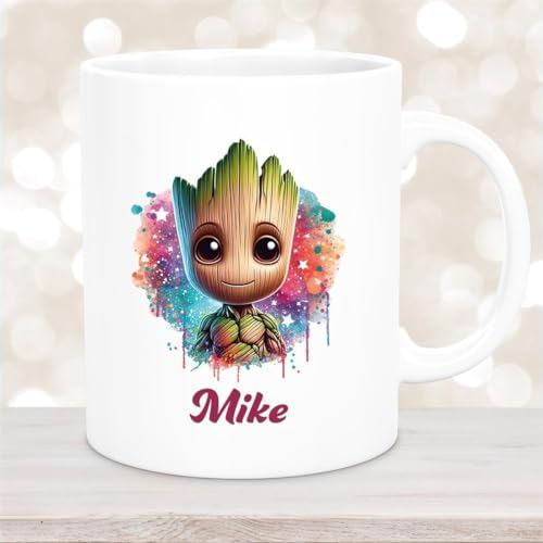 Tasse Baby-Groot #3 Wunschname Emaille oder Keramik Kinderbecher personalisiert MaterialType1 Porzellan