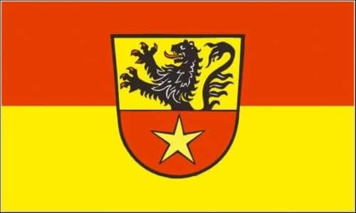 2x Aufkleber Bad Münstereifel Flagge | 8 x 5 cm | Sticker Fahne Stadtwappen | Wetterfest & UV-beständig