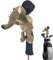 Pastoralist Funny Golf Head Covers, Plush Elephant Animals Driver Headcover, Decorative Golf Head Covers Funny for Golf Club Covers