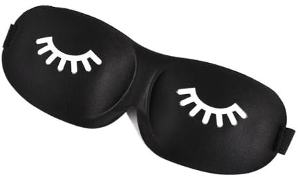 Masque de sommeil 3D Beauté Cils Masque de sommeil Masque pour les yeux Ombre pour les yeux Aide au sommeil Voyage en plein air Maison Yeux Repos Coquille Soins