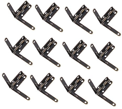 NUOBESTY 32 Pièces Charnière du modèle d'avion charnières d'armoire Chaînes pour armoires de cuisine clé charnières décoratives Charnière en fer Accessoires de meubles le fer