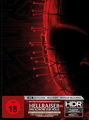 Hellraiser - Das Schloss zur Hölle, Mediabook F (UHD + 2x Blu-ray)