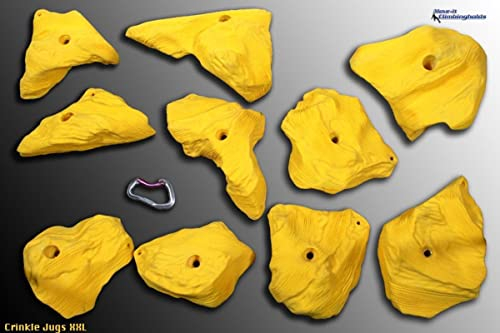 Move-it-Climbingholds Crinkle Jugs XXL Klettergriffe XXL, Farbe:orange