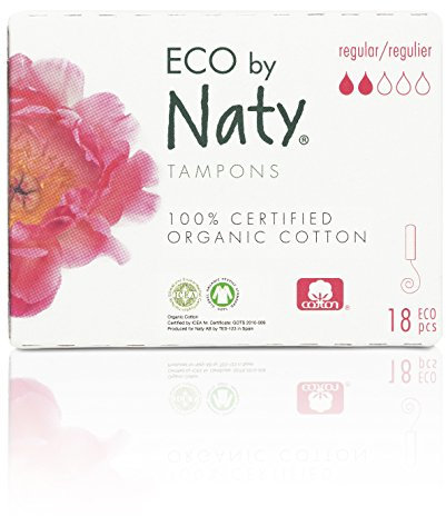 Eco von Naty Tampons - Normal, 18 Tampons.