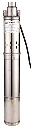 SHYLIYU Pompa Sommersa per Pozzi Profondi Immersione Pompa Acqua 370W 0.5HP 1800L/H 220V Elettropompa Sommersa per Elettrodomestico Industriale e Agricoltura Irrigazione, Giardino Motopompa
