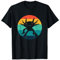 Ambystomatidae Züchter Herren Axolotl Tier lustig Retro T-Shirt Schwarz S Klassische Passform Kurzarm Crew-Ausschnitt Pull-On XS