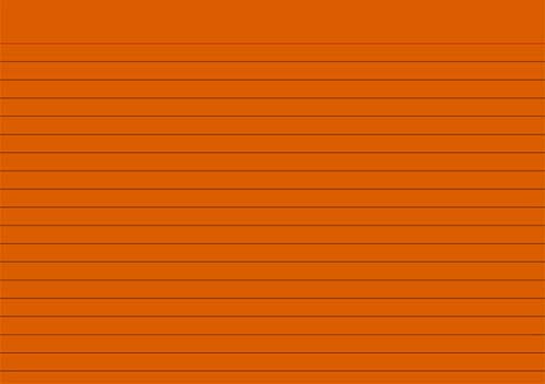 BRUNNEN Karteikarte, liniert 6 mm, A5 quer, Karton, 180 g/m², orange (100 Stück), Sie erhalten 1 Packung á 100 Stück