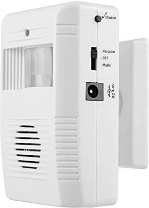 Motion Sensor Doorbell, Store Welcome Buzzer Monitor,Motion Sensor Detect Alarm, Welcome Door Chime for Business Entry, 16 Music IR Motion Independent Sensor, Store Home Welcome Door Bell Entry Alarm