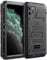 Beeasy iPhone 11 Pro Max Case Black, Waterproof Shockproof Tough Heavy Duty, with Built-in Screen Protector 360 Degree Full Body Military Protective, Drop Proof Metal Cover for Outdoor Sport