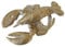 Generisch Deko Figur Hummer Gold Krebs Languste Lobster maritim Dekoobjekt Skulptur Statue