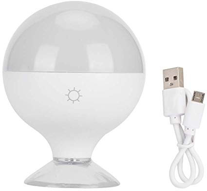 Luci a LED per Specchietto da Trucco - Luce per Trucco Senza Fili Luce Dimmerabile per Bastoncino da Trucco su Lampadine per Specchiera da Bagno Specchio da Bagno Cavo USB(bianca)