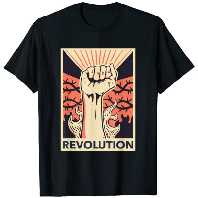 Retro-Uhrwerk: Revolution T-Shirt