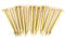 100Pcs Brass Nails, Brass Rosette Nails Rosette Pins Round Head Brass Brad Nail for Wood, for Hanging Picture Frame Mirrors Furniture Hinge Hardware Accessories (18mm Long)