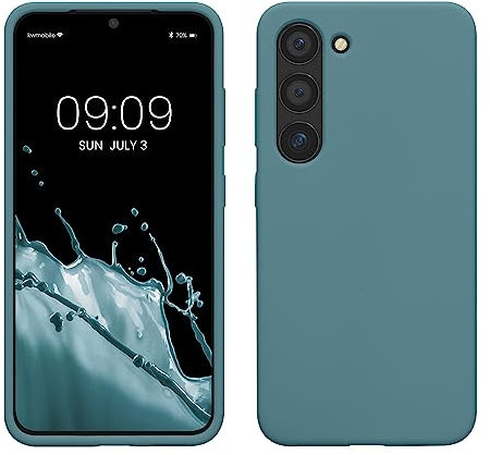 kwmobile Cover per Samsung Galaxy S23 Custodia - Back Case per Smartphone in Silicone TPU - Protezione Gommata - antique stone