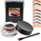 Augenbrauen-Creme wasserdichtes Augenbrauen-Gel lang anhaltende Brauen-Pomade mit Pinsel, Hochpigmentiertes Augenbrauen-Gel, natürliches vielseitiges getöntes Brauen-Gel (02 dunkelbraun)