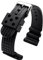 BONOOL Schwarzes Gummi-Armband mit Fallschutz, passend für Ghost, Fit für King, Fit für Seiko Water Ghost, 22 mm, Silikonuhr, Sport-Ersatzarmband