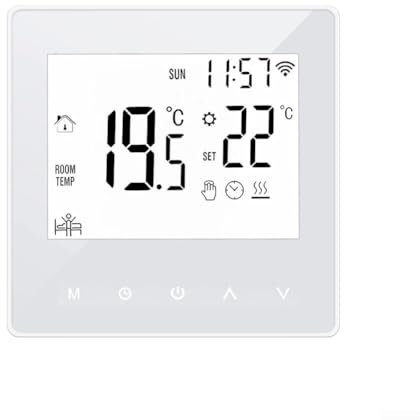 SPORTARC Smart Thermostat Temperature Water Electric Floor Heating Gas Boiler Controller For Tuya For Zig-Bee Gateway/Hub(For Zigbee 3A Water Heating)