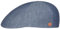 Mayser Paddy Leinen Flatcap Schirmmütze Schiebermütze Herren - Made in The EU mit Schirm, Futter Sommer Frühling-Sommer - 59 cm blau