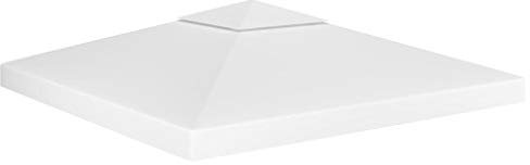 SYHNZB Copertura Superiore per Gazebo Baldacchino di Ricambio Tetto di Ricambio per Padiglione da Giardino Tettuccio per Tendoni Parasole Anti-UV Impermeabile Bianco 300x300 cm