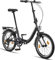 Chillaxx Bike URBAN 20 Zoll Faltrad, Klapprad, 6 Gang Schaltung, Licht, Quick-Fold-System, leichtes Klappfahrrad,Gepäckträger