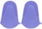 2 Stück Ofenhandschuhe, Mini-Silikon-verdickte Handschuhe, Verdickt, Hitzebeständig, Handschuhbeständig, Zum Kochen, Kneifen, Verbrühungsschutz, Topflappen für die Küche, Backen,