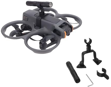 Drohnen-Nachtfluglichter für DJI Avata 2,LED-Nachtnavigations-Suchscheinwerfer-Nachtflug-Scheinwerfer, mit Halterung, Antikollisions-Drohnen-Suchlicht-Kit Zubehör
