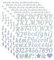 1 Inch Small Self Adhesive Vinyl Letter Number Symbol Stickers Kit,528 Pieces Alphabet Numbers Stickers for Mailbox, Water Bottle, Scrapbook, Notebook - Silver