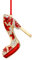 D24TIME High Heel Schuh-Weihnachtsschmuck – rotes Metall High Heel Ornamente für Weihnachtsbaumschmuck 2025 für Frauen, Schwestern, Teenager, Mädchen, Mutter, Bestie, Freundin, Ideen