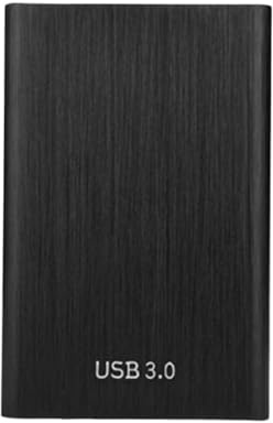 TRyYCB Disque Dur Externe Portable de 1 to, 25 Pouces, Plug and Play, Tablette de Stockage en métal, appareils compatibles(Black)