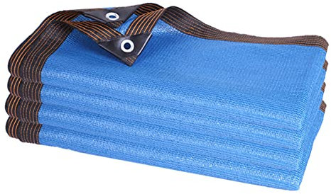 Greenhouse Shading Net with Grommets 85% Shading Rate UV Resistant Blue Sunblock Shade Cloth Mesh Tarp for Terrace Garden Balcony Plant Roof Outdoor Rectangle Shade Screen 2x7m/6.6x23ft Idea