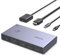 UGREEN KVM Switch [ USB C & HDMI Input ] Support 4K@60Hz, 4 Port USB KVM Switches for 2 Computers Share 1 Monitor and Keyboard/Mouse/Hard Drives/Printer, KVM Switcher for MacBook, Mac Mini, PC