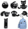 7 Stück Schwarze Katzen-Emaille-Anstecknadeln,Katzen Emaille Anstecknadel,Cute Pin Anstecker,Niedliche Tier-Emaille-Brosche,Enamel Emaille Anstecker Pin,Pride Pins für Jacken